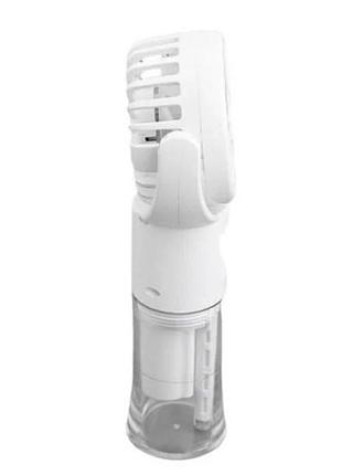 Ручний акумуляторний вентилятор із розпиленням води steering spray fan білий