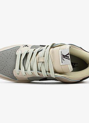 Nike sb dunk low x louis vuitton "grey black"👕 7