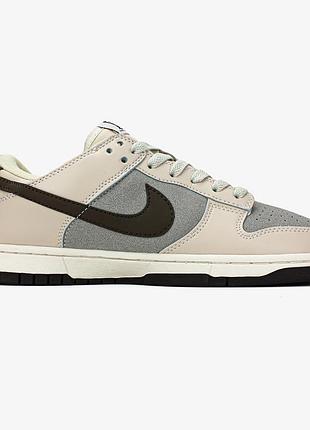 Nike sb dunk low x louis vuitton "grey black"👕 2