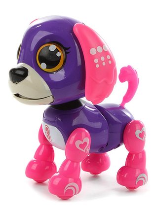 Уценка!!! интерактивная игрушка смышленый питомец "щенок" dison e5599-7(dark-violet)-uc
