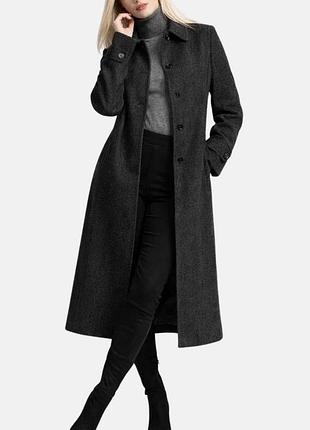 Классическое шерстяное пальто миди classic fashion