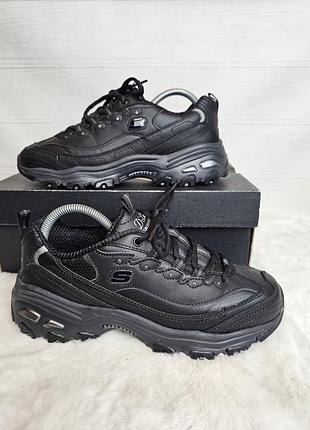 Кожаные кроссовки skechers 37 размер