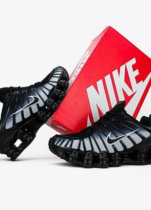 Nike shox tl "black grey"👕