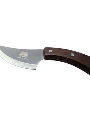 Обвалочный нож для мяса с деревянной ручкой tm7418 7" 178мм