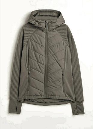 H & m move утепленная уличная куртка с капюшоном худи /10435/n