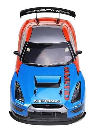 Машинка на радиоуправлении с пультом projectx nissan 350z dt-344 голубая