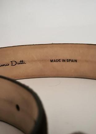 Замшевий ремінь massimo dutti 5