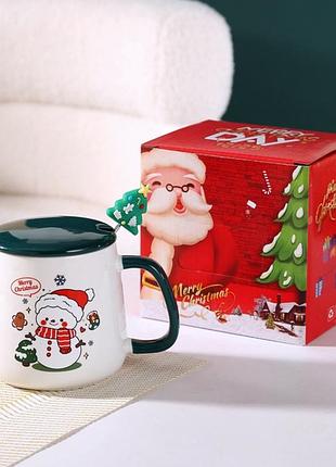 Кружка заварювальна новорічна merry christmas 3 14847 400 мл