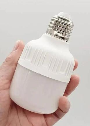 Лампочка аккумуляторная led е27 30w ay-914 белая