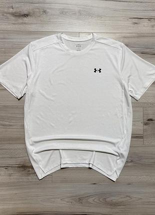 Новая белая спортивная футболка андер армор under armour seamless, xl, оригинал
