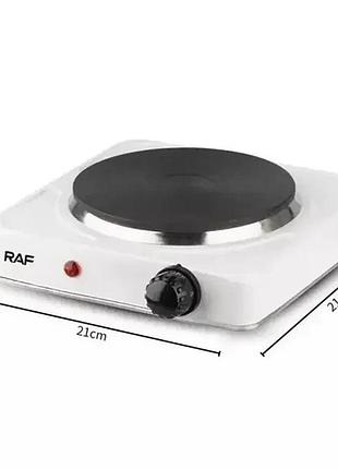Плита электрическая 1 конфорка raf 8010a белая