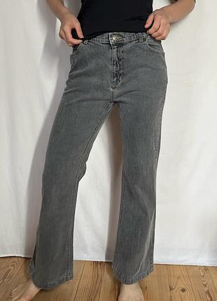 Сірі джинси кльош nevada jeans стрейч y2k т4