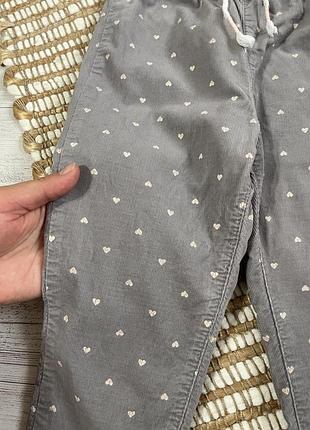 Штани мікровельвет h&m 92 см 3
