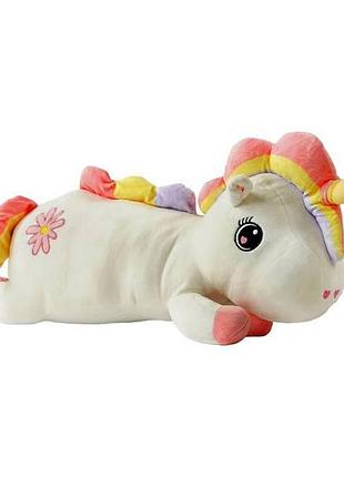 Мягкая игрушка единорожка 54см