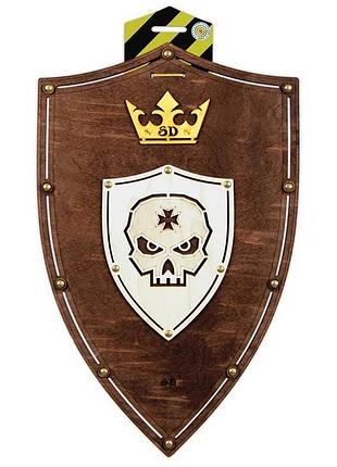 Сувенирный деревянный щит "череп венге" s-scullv 47х30 см