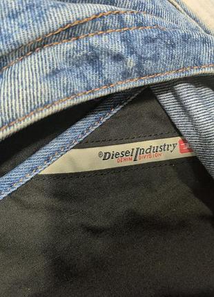 Джинсовый рюкзак diesel industray, голубой 3