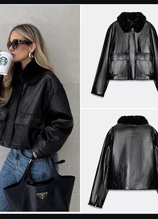 Куртка на меху zara