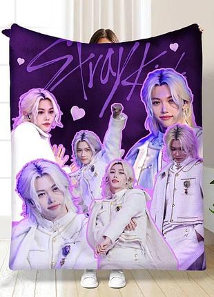 Плед 3d stray kids felix №1 15780 135х160 см