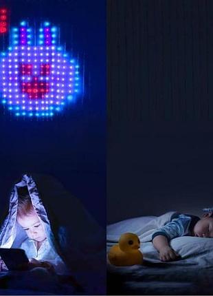 Гірлянда штора з додатком sfk-08 20 ниток по 20 led app bluetooth usb