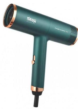 Фен для укладки волос dsp 30253а 1200 вт зеленый