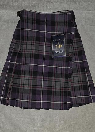 Детская юбка-колт в клетку james pringle weavers (hunting macrae), шотландка,5-6 лет. новая
