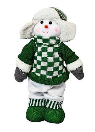 Фігура новорічна stenson snowman m17260-b 19470 32 см