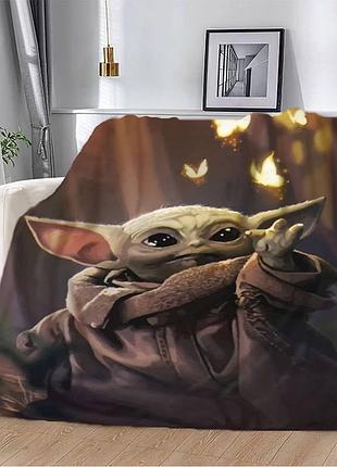 Плед 3d малыш йода 12259 135х160 см