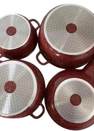 Набор кастрюль top kitchen тк00050l красный