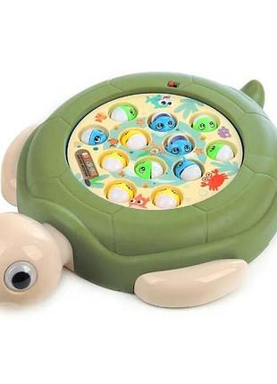 Игра детская рыбалка магнитная. ракушки cute turtle зеленая