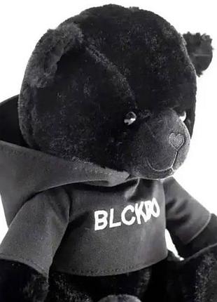 Іграшка м'яка ведмежа 40 см teddy black&white el-2117-75 чорний