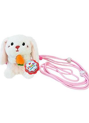 М'яка іграшка-тримач для телефону plc25005(white) 9х8х11 см