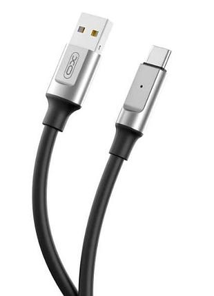 Кабель xo nb251 6a usb cable for lightning чорний