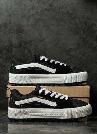 Vans old skool mte-1 gore-tex black white 4