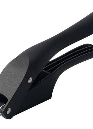 Прес для часнику часнику подрібнювач ручний 2в1 garlic slicer чорний