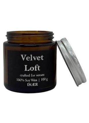 Свічка velvet loft, 100 г - теплий квітково-деревний аромат