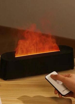 Увлажнитель воздуха с эффектом пламени flame diffuser humidifier черный