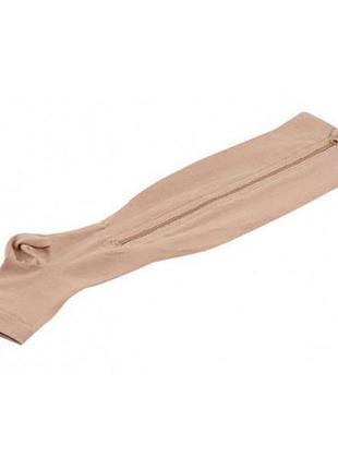 Компресійні гольфи zip sox,шкарпетки від варикозу зип сокс бежеві (р-р с/м)