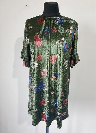 Оксамитова сукня вільного крою 👗