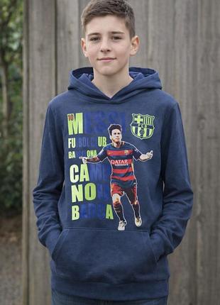 Худи, кофта fcb mesi, р. 10-12