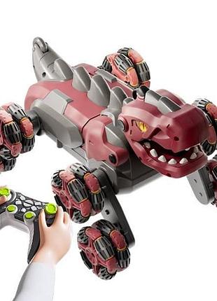 Машинка на радіокеруванні динозавр 2209 a-toys червоний