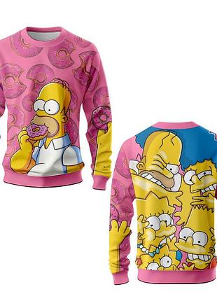 Світшот з 3d принтом the simpsons 31548 xl