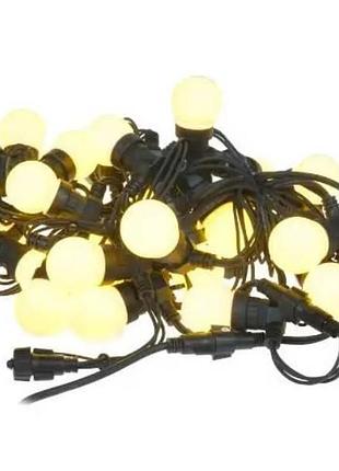 Гірлянда вулична ретро лампочки 10 шт led 50 теплий білий 5м