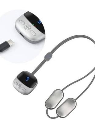 Массажер-подвеска на шею микроточечный neck massager белый