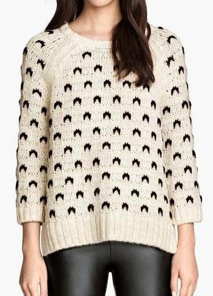 Теплий светр h&m з альпакою та шерстю (розмір s)