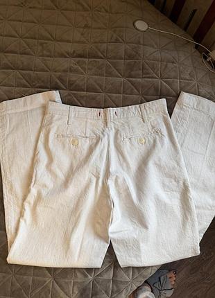 Брюки молочного кольору zara 4