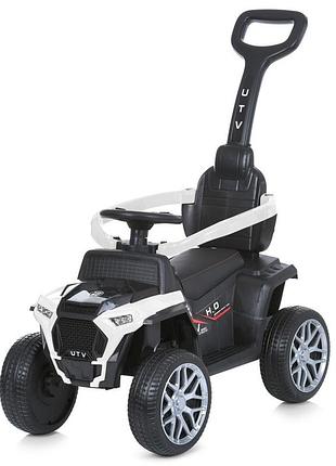 Каталка-толокар m 4802el-1, 2 в 1 (батьківська ручка), муз, світло, eva, usb