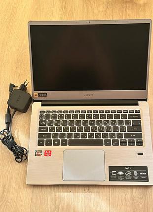 Ноутбук acer swift 3 sf314-41 sparkly silver б/у