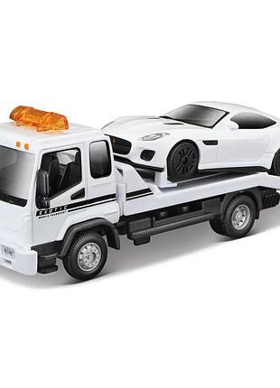 Игровой набор c автомоделью "jaguar f-type r dynamic (v6)" bburago 18-31419 масштаб 1:43