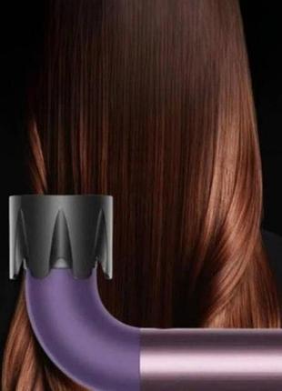 Фен-стайлер для укладання волосся з 6 насадками beheart hair dryer x11pro фіолетовий