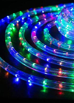 Xmas rope light дюралайт шланг led 20 метрів мультик